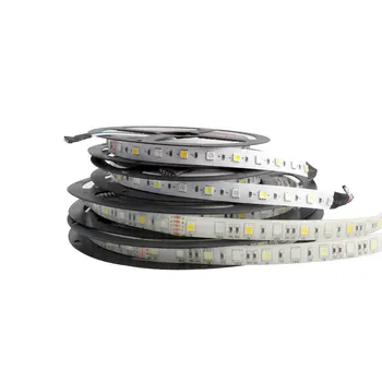 24-Voltnega avtomobilskega LED Trak Svetlobe 5050 RGB RGBW RGBWW 5M 60LEDs/m 24V Neon Trak Svetlobe Nepremočljiva Diod Trak Žarnico, Trak Za TV Ozadja