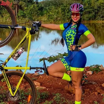 2020 Žensk Strokovno Kolesarska Oblačila Skinsuit Določa Aofly Jumpsuit Telo Seksi Triatlon Macaquinho Ciclismo Feminino Maillot