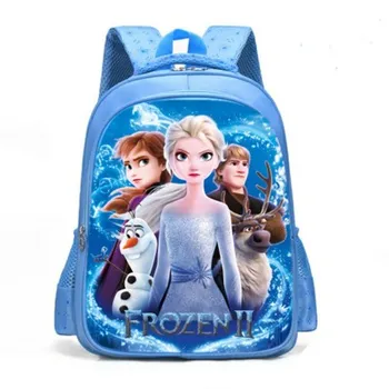 Disney otroška šolska torba Osnovne Šole, v Razrede 1-3 Fantje in Dekleta Risanka Avto Zmanjša Slemena Nahrbtnik bookbag zamrznjene princesa