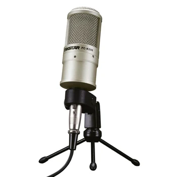 Takstar PC-K200 Mikrofon Širok frekvenčni razpon/visoka občutljivost uporabite za Snemanje/televizijska z drobno polje
