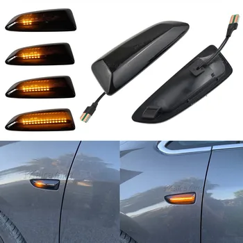 LED Dinamični Vključite Opozorilne Luči Strani Marker luči Za Opel Za Vauxhall Astra J K Crossland X Grandland Insignia B C Zafiri