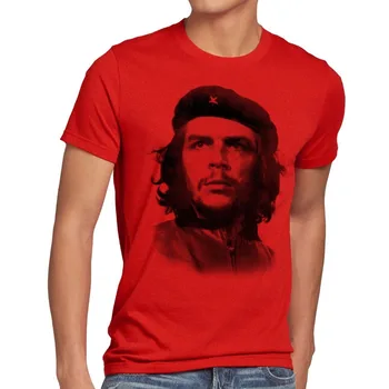2019 Nov Prihod Moda za Moške CHE Herren T-Shirt Castrova Kuba Viva La Revolution Kubi Castro Guerilla Narcos Smešno Tees