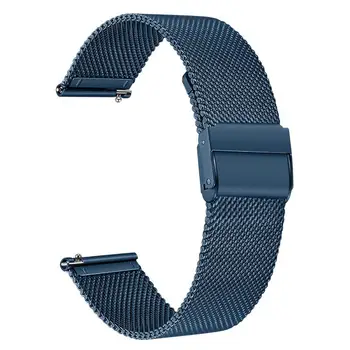 Milanese Watchband za Samsung Galaxy Watch Aktivna 2 40 mm 44 mm Hitro Sprostitev Band Mreže iz Nerjavečega Jekla, Trak Active2 Manžeta