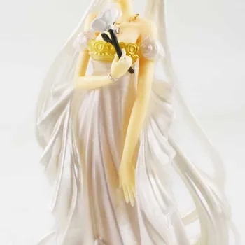 15 cm Sailor Moon Obleko Kraljica Usagi Tsukino Akcijska Figura, PVC Poročno Obleko Zbirka Model Igrača brinquedos za Darilo za Rojstni dan
