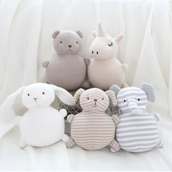 18 cm Kawaii samorog polnjene plišastih igrač mehko elphant tolažba baby plišastih živali, lutke srčkan zajec medveda plišastih lutke za otroka, otrok