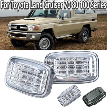 1 Par Avtomobilov Strani Marker Svetlobe LED Vključite Signal Rumena Lučka Za Toyota Land Cruiser 70 80 100 Series