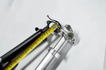 Aluminij zlitine s 25,4 mm zložljivo kolo steblo hitro sprostitev ZOOM zložljiva krmilne cevi kolo steblo