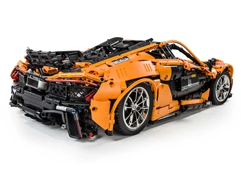 42115 13090 Tehnika Serije Lamborghinin Sian FKP McLaren P1 20087 Oranžna dirkalnika APP RC Model gradniki Igrače darilo