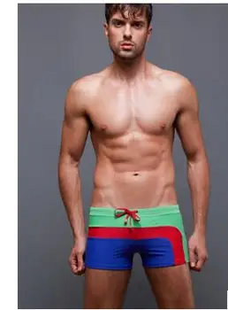 2018 Moške kopalke Evropi in Združenih državah amerike modni hit barve Boksar plavanje trunks moški plaži plavati debla