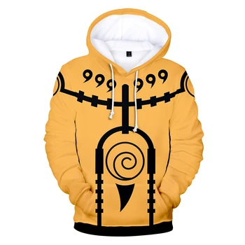 Priljubljena Majica Naruto Hoodie Fant/dekle Puloverju Visoke Kakovosti Živahen Anime Naruto Hooded Harajuku Dolg Rokav Vrh 3D Tiskanja