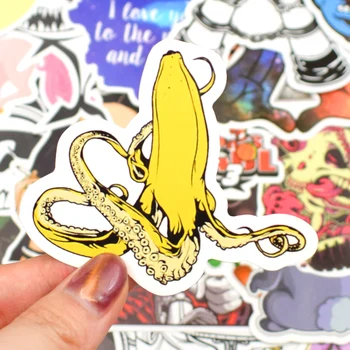 100 KOS Grafiti Nalepke JDM Punk Anime Smešno Živali, Nalepke Igrače za DIY Laptop Motoristična Čelada Skateboard Kitara Nalepke