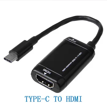 Vroče USB-Tip C C za HDMI Adapter USB 3.1 TV Kabel MHL Telefon Android Tablet za Chromebook Pixel Zen all-in-one