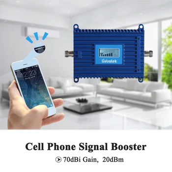 850 Mhz Vmesnik 70dB CDMA 850mhz, GSM repetidor Band5 mobilni telefon 2G 3G 4G, signal booster Lintratek GSM Signal Repetitorja Ojačevalnik