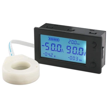 200A STN LCD-Zaslon Digitalni Multimeter Napetost Amper Moč Energije Voltmeter Ampermeter Baterije Volt Amp Meter AH Monitor Plošča wi