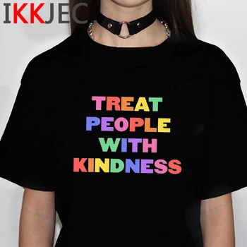 Harry Styles Zdravljenje Ljudi z Kidness Harajuku majica s kratkimi rokavi Ženske TPWK Fine Line Grafični T Shirt Anime Modi Tshirt Vrh Tees Ženski