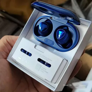 Samsung Galaxy Brsti+ BTS po Meri Brezžične Bluetooth Slušalke Vijolična V-Ušesni Čepi Slušalke z Mikrofonom