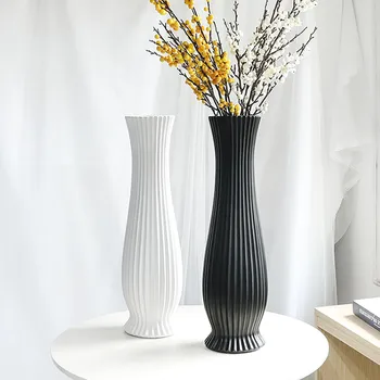 Tla Vaza Sajenje Pot Črno Bele Barve Vaze Namizni Keramike Ustvarjalne Vaza Vrtne Potrebščine Okraski