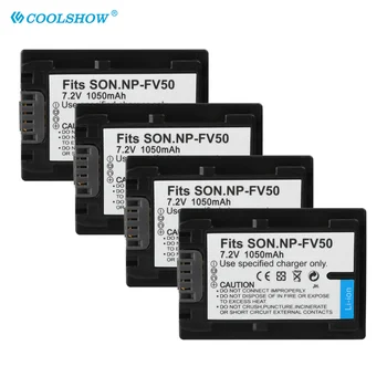 NP-FV50 NP FV50 NPFV50 NP-FV30 NP-FV40 Baterijo Fotoaparata 1050mAh Za Sony HDR-CX150E HDR-CX170 HDR-CX300 Batterie