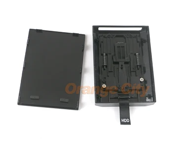 2pcs/veliko Črno HDD Trdi Disk Lupini Primeru Za Nove Microsoft Xbox 360 Slim E