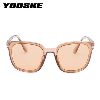 YOOSKE Klasičnih Krog Prevelik sončna Očala Ženske Mačka Oči Design Očala Okvirji Ženske Roza Sunglass Očala UV400 Očala