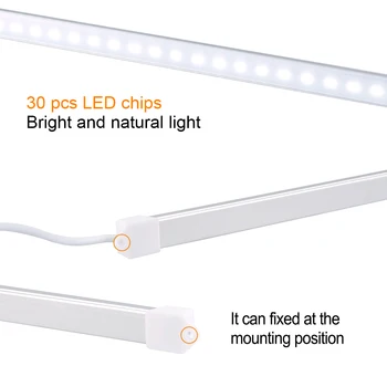 5V USB LED Nočne Luči Prenosni LED Namizna Svetilka 30 Led Diod Cev Spiralna Za Prenosni računalnik za Branje Osvetlitev