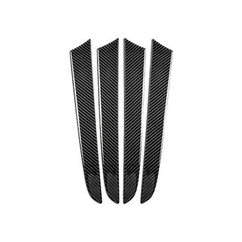 Ogljikovih Vlaken Avto Notranja Vrata Plošča Trim Nalepke Za Audi Q5 SQ5 8R 2009-2017 armaturni Plošči, Plošče, Trakovi, Nalepke Dekor Auto Styling