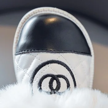 Otroci Sneg Škornji 2020 Novo Elegantno Pozimi Dekleta Čutil Toplo Krzno Pu Nepremočljiva Plišastih Princesa Čevlji Boot Čevlji Dekle Otrok Footware