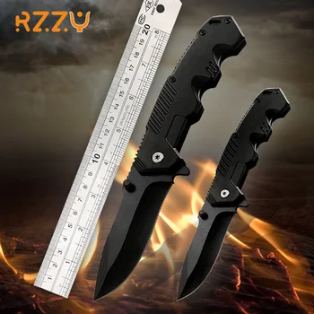 57HRC Folding Nož Multi-orodje za Kampiranje Taktično Preživetje Noži Visoko Trdoto samoobrambe Prostem Žepni Nož Ročno Orodje