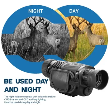 NOVI HD 5x40 Digitalni Infrardeči Night Vision Oko 200M Obseg Lov Oko Nočnega Vida Optika