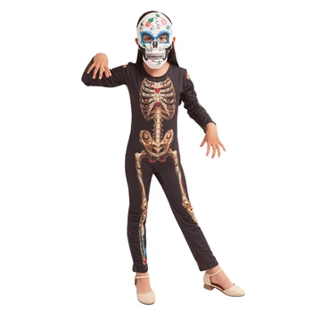 Otroci Halloween Kostumi Fantje Dekleta Zombi Cosplay Cannibal Cvet Ličila Stranka Ideja 2019 Grozljivk Noč Volkodlak Mutant Onesies