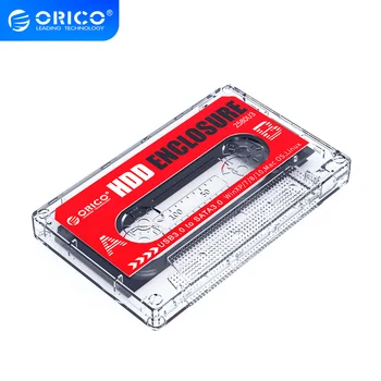 ORICO Pregleden Zunanji Trdi Disk Polje USB3.0 SATA3.0 5Gbps 4TB HDD Ohišje Podporo UASP DIY Nalepke Kasetni Trak Design