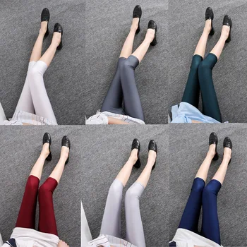 2020 Poletje Capri Hlače Ženske Dokolenke Priložnostne Barva Fluorescentno Sijoče Legging Slim Elastičnost Dokolenke Fitnes Feminina