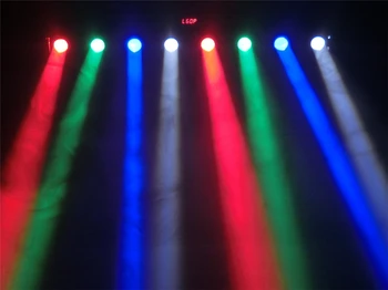 Vroče prodati DMX512 Led Svetlobni Bar Čistilno Luč 8*12W RGBW Žarek Sound Bar je kot Nalašč Premikanjem Žarka Luč za Poročni dvorani mobilne DJ kažejo
