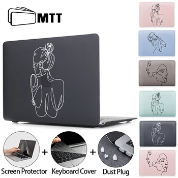MTT 2020 Crystal/Mat Primeru Za Macbook Air Pro 11 12 13 15 16 palčni Dotik ID Estetske Laptop Primeru Rokav a2289 a2251 A2337