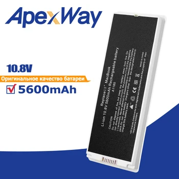 Apexway 10.8 V 5600mAh Bela A1185 Laptop Baterija za Apple MacBook 13