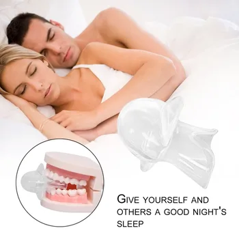 Usta Stražar Anti Smrčanje Brušenje Zob Naprave za Boljše Miren Spanec Jezika Straže Postavlja Silikonski Prepreči Smrčanje Brušenje Zob