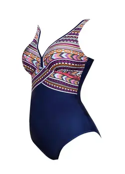 En Kos V Vratu Kopalke Ženske 2020 Plus Velikost 5XL Kopalke, Seksi Poletne Backless Visoko Izreži, Plavanje Obleko kopalke Monokini