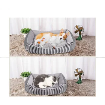 Pet kavč M/L boutique moda dog bed psarna mala mačka hišnih kuža krog hiše postelji mehko jeseni in pozimi prijetno toplo F4