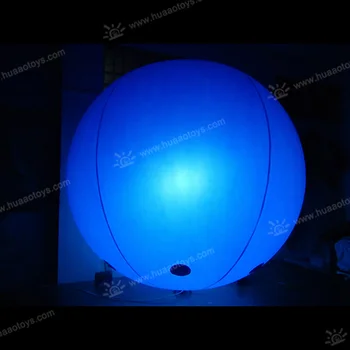 LED Osvetlitev 1,5 m/2m Velikan PVC napihljivi balon nebo balon na helij baloni za oglaševanje dogodkov