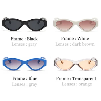 IWAYS letnik ovalne sončna očala za ženske 2019 nove modne moške modro-rimmed očala za ženske nezakonitih očala UV400