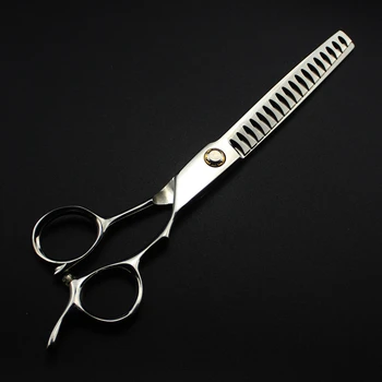 Strokovno japonska 440c 7 palčni upscale Nosijo las škarje za rezanje barber makas frizuro redčenje frizerske škarje, škarje za