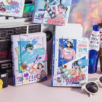 Zvezek urada za šolsko leto 2020 Načrtovalec Scrapbooking bullet list kawaii Pisalne potrebščine knjige in list skicirko anime