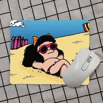 Vrhunska Risanka Mafalda Mouse Pad Igralec Igra Preproge Vrh, Prodaja Na Debelo Gaming Mouse Pad