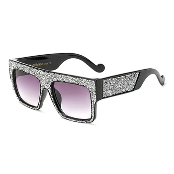 XaYbZc Luksuzni okrasnih kul vožnjo sončna očala ženske 2021 nov modni kvadratnih veliki škatli moški ženske splošno očala