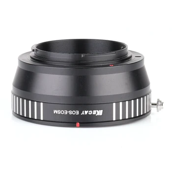 KECAY EF-EOSM EOS-EOSM Adapter za Canon EOS EF-S Objektiv EOS M merilnikov pretoka izpušnih plinov Fotoaparat