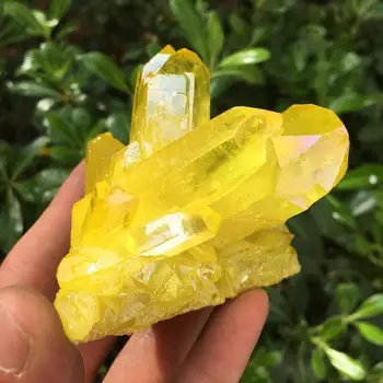 Naravno lepa citrat prekrita quartz crystal grozdov