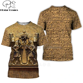 Skrivnostni retro stari Horus Egipt 3d Vseh Tiskanih t srajce tees poletje smešno kratek rokav Halloween tshirt cosplay oblačila