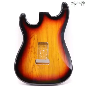 Sunburst barva ST električna kitara telo ashwood telo kitare dodatki za kitare sod telo dobra kvaliteta