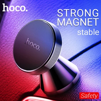 Hoco magnetna avto nosilec nadzorni plošči telefon gori zraka vent mobilni telefon magnet stojalo za iphone, samsung xiaomi vent centralne konzole
