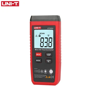 ENOTA UT306A Ne Dobite Ir Mini IR Laserski Termometer Digitalni Termometer LCD-Zaslon Industrijske Merilnik Temperature